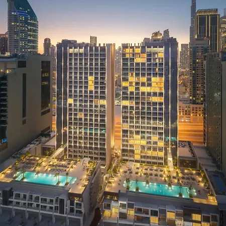 Luxurious New Studio! 2 Double Beds! Sleek Design & High-End Amenities In Dubai Downtown Exterior photo