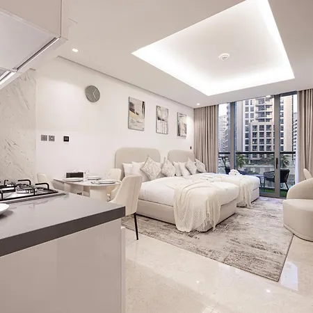 Luxurious New Studio! 2 Double Beds! Sleek Design & High-End Amenities In Dubai Downtown Exterior photo